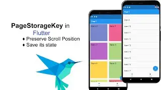 Preserve Scroll Position with PageStorageKey Flutter(Arabic)- حفظ موقع التمرير باستخدام مفتاح فلاتر