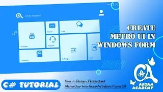 C# Metro UI Design in Windows Forms