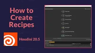 Getting Started with Recipes | Houdini 20.5