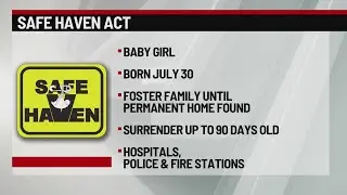 Baby girl surrendered under Iowa Safe Haven Act