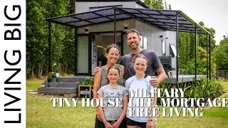 Military Family Escape A Life Of Mortgage Debt By Building A Tiny House