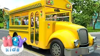 Las Ruedas del Autobús 🚌 Canciones infantiles en Español - HeyKids