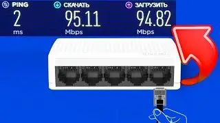 Tenda S105 switch, hub, на 100Mb/c | алиэкспресс обзор