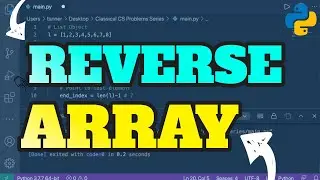 Reverse an Array in Python