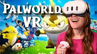 PALWORLD in VR will BLOW YOUR MIND! First Person & Motion Controls with UEVR Mod