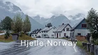 [4K Rainy Walk] Norway Walking Tour in Hjelle - Norway Walks