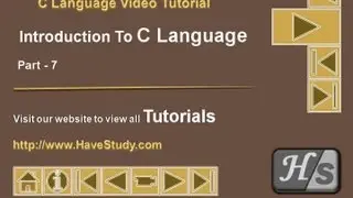 Introduction to C Language | Part 7