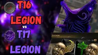 Poe 3.25 - Legion in T17 vs Legion in T16 (Spoilers, Both Great) - 1+ Divine Profit per map in both