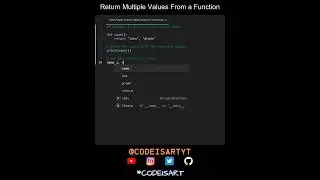 Return Multiple Values From a Function in Python | Python Examples | Python Coding Tutorial