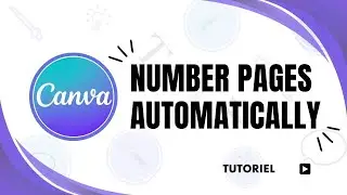 How to add page numbers in Canva automatically