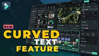 Whats new in FILMORA| Curved Text Feature