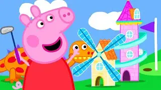 Playing Super Crazy Golf! ⛳️ | Peppa Pig Official Full Episodes