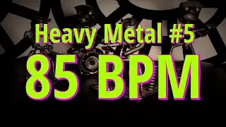 85 BPM - Heavy Metal #4 - 4/4 Drum Beat - Drum Track