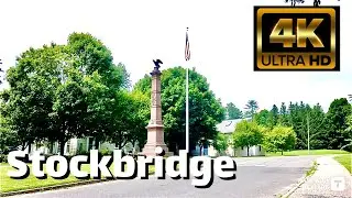 【4K】Stockbridge (Massachusetts) - Day Walk - July 2023