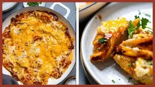 Vegan Enchiladas Stuffed Shells