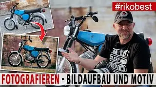 Fotografieren lernen - richtiger Bildaufbau - Motiv - Perspektive und Brennweite - Simson S51