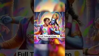 Holi T-Shirt Name Photo Video Editing😱Bing Image Creator😊Holi Video Editing🔥Bing Image Creator Holi