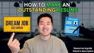 How to make an OUTSTANDING Resume | Get Your DREAM JOB in 2024 | Resources Linked