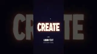 Creating Liquid Text Animation | After Effects Tutorial