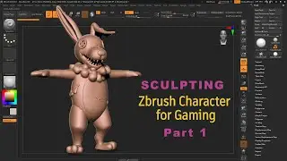 Zbrush Character Sculpting for Gaming Part - 1