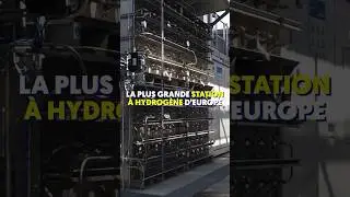 La plus grande station de recharge à l’hydrogène d’Europe. #shorts