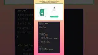 Login Signup Validation in react js | Logout authentication in react js HTML CSS JavaScript 2024