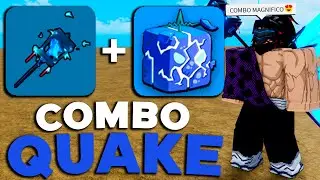 MELHOR COMBO de QUAKE e FOX LAMP do BLOX FRUITS 🌊🔥