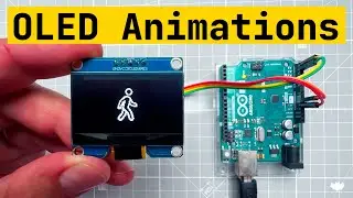 Arduino OLED Animations -- tutorial for beginners, Arduino UNO, u8g2, Adafruit GFX, SSD1306, SSD1309