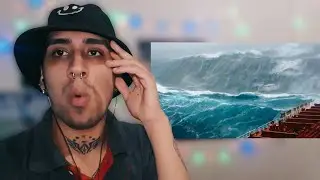 reaccion | top 5 embarcaciones atrapadas en olas monstruosas | Bruno G