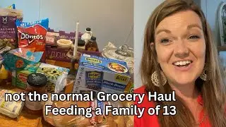 Mom of 11 Grocery Haul (not the typical GROCERY HAUL) || Large Family Grocery Haul