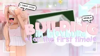 attempting to BUILD in BLOXBURG for the **FIRST TIME** (FAIL) ｡:°ஐ simple kitten 🌸