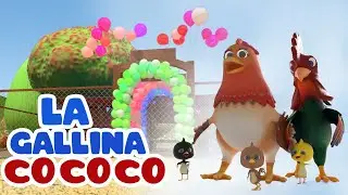 LA GALLINA COCOCO 🟣 VIDEOS PARA NIÑOS 🟣 VIDEOS PARA BEBE 🟣 EL BAILE DEL SAPITO BAILANDO COCOCO