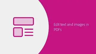 Edit text and images in PDFs | Adobe Acrobat