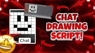 Chat Drawing Script! | Troll Players! | Roblox Script Showcasing📱