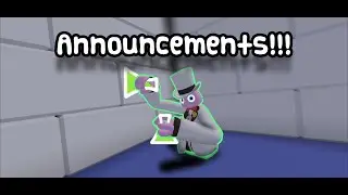 IMPORTANT ANNOUNCEMENTS [Channel and Yeeps]