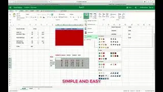 HOW TO USE ICON SETS CONDITIONAL FORMATTING PRESETS IN EXCEL ONLINE (ONEDRIVE)