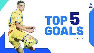 Çuni scores Zlatan-esque back-heel goal | Top 5 Goals by crypto.com | Round 11 | Serie A 2023/24