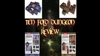 My review of Ten Fold Dungeons Castle and Town sets from Gale Force 9