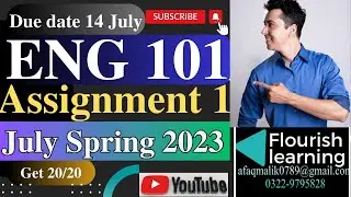 ENG101 Assignment 1 Solution 2023/ ENG101 Assignment 1 2023/ENG101 Assignment 1 Solution Spring 2023