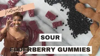 Elderberry Tamarind Gummies | Natural Sour Gummy Recipe