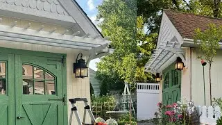 The Pergola is Up! Hooray! // How's It Growing?