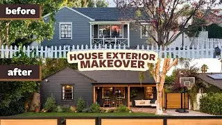 Exterior Home Makeover (Modern Farmhouse Transformation!) | DIY with Orly Shani