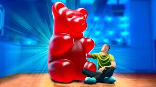 Я СДЕЛАЛ ГИГАНТСКОГО ЖЕЛЕЙНОГО МЕДВЕДЯ HARIBO ВЕСОМ 420 килограмм