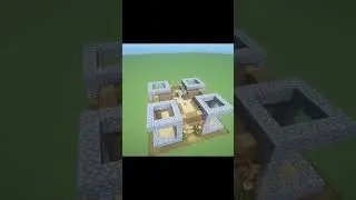 Minecraft 11x11 Starter House #minecraft #shorts