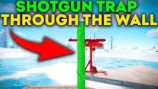 RUST Shotgun trap in the texture bug/glitch