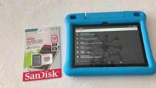 How to install SD card into Amazon Fire Tablet (SanDisc Ultra microSXCD)