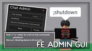 FE Admin Script GUI CHAT TROLL | Arceus x Hydrogen Fluxus Delta Wave Krnl