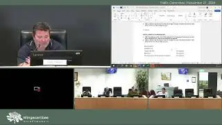 Traffic Committee - 21th November 2024
