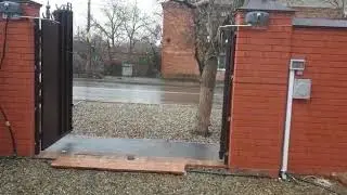 Автоматика распашных ворот Nice Hyppo открытие наружу (umdom123.ru)