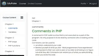 Online Learning System PHP and MySQL Project - With Source Code